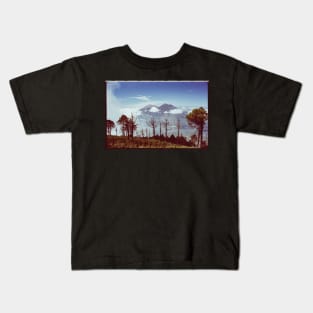 Guatemalan Volcano Fuego and Acatenango Shot on Film Kids T-Shirt